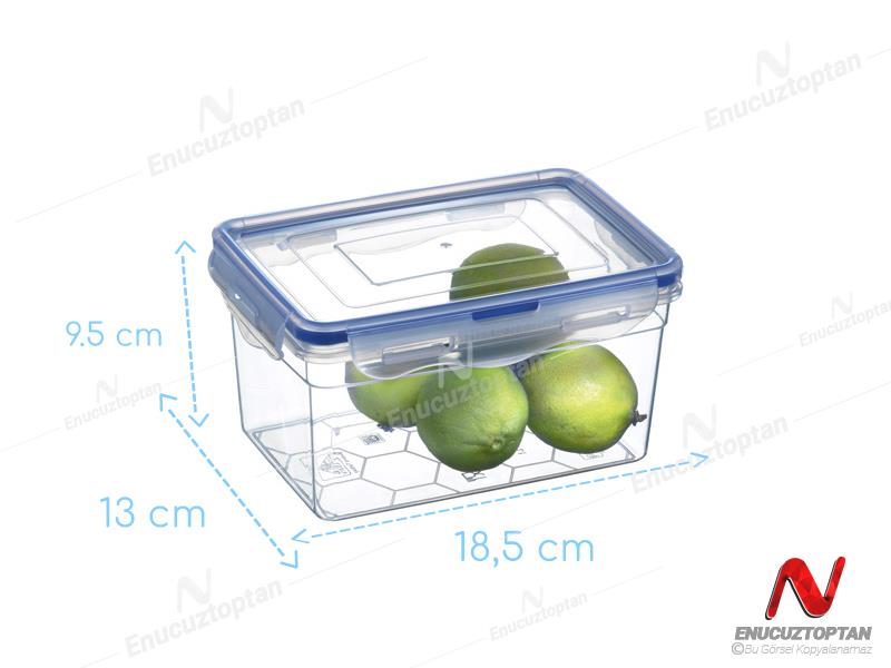 Bursev 1146 03 Sızdırmaz Dikdörtgen Saklama Kabı 1.4 Litre | ID3798