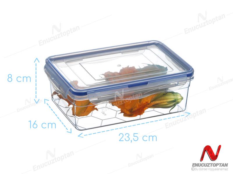 Bursev 1146 04 Sızdırmaz Dikdörtgen Saklama Kabı 1.8 Litre | ID3790