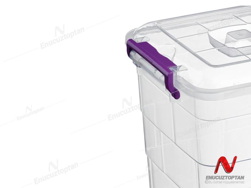 Bursev 1152 03 Tetris Kare Saklama Kabı 15 Litre | ID3674
