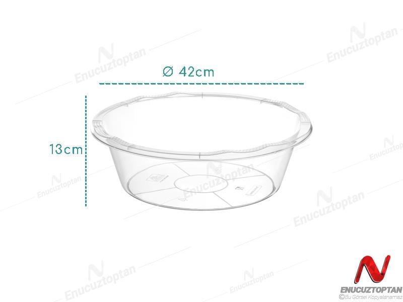 Bursev 2147 91 Şeffaf Leğen 12 Litre | ID3739