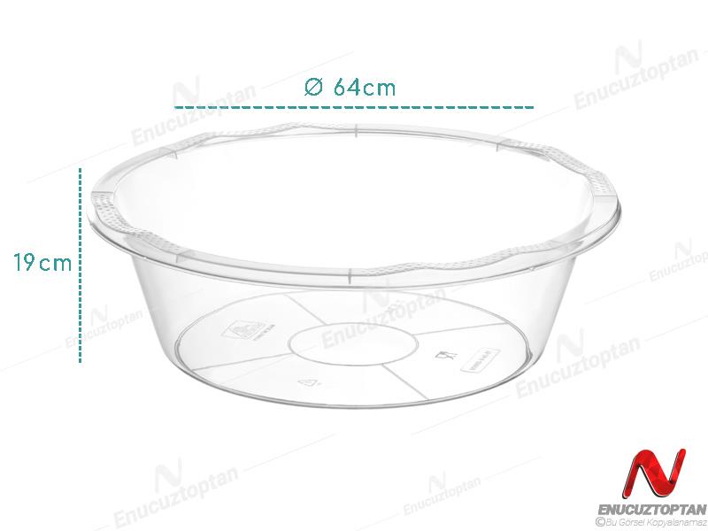 Bursev 2147 94 Şeffaf Leğen 42 Litre | ID3747