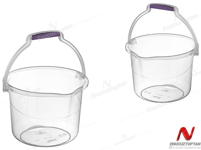 Bursev 2166 91 Şeffaf Temizlik Kovası 8 Litre | ID3770