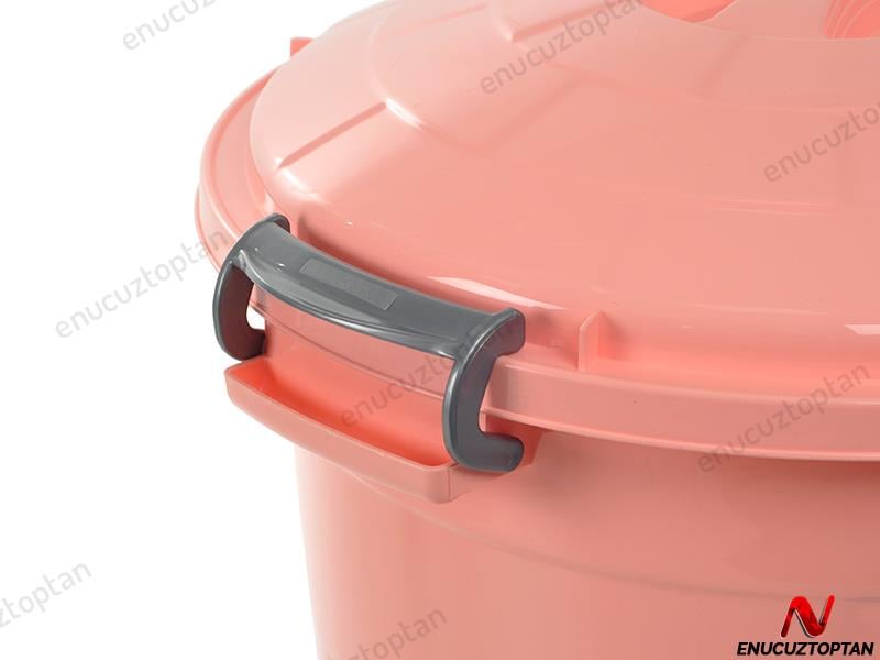 Bursev 5112 02 Tetris Kilitli Gıda Bakliyat Kovası 65 Litre | ID2318