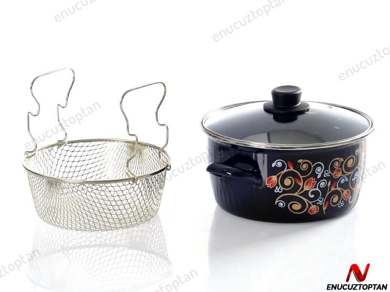 Cam Kapaklı Kızartma Tenceresi Fritöz | ID2559