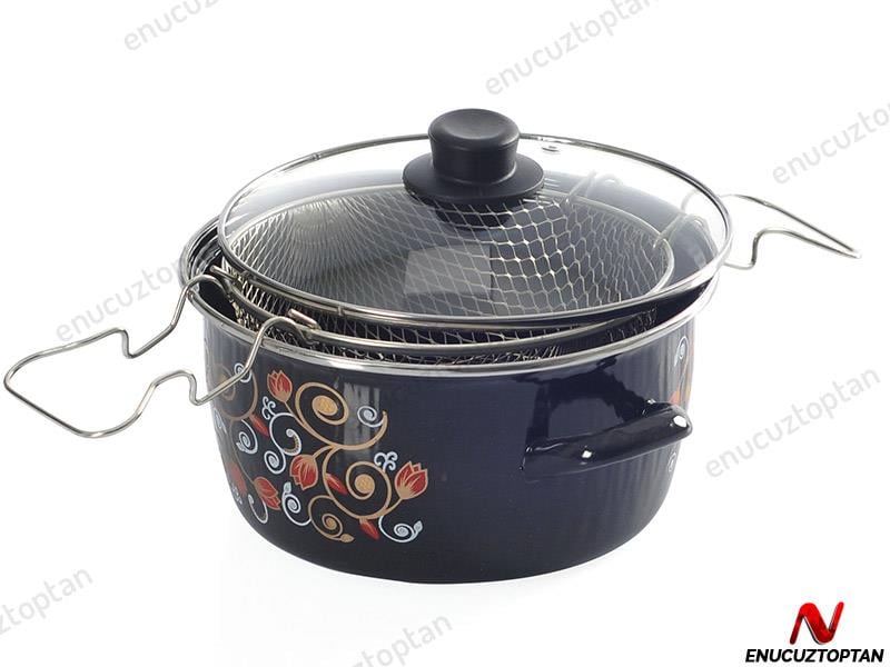 Cam Kapaklı Kızartma Tenceresi Fritöz | ID2559