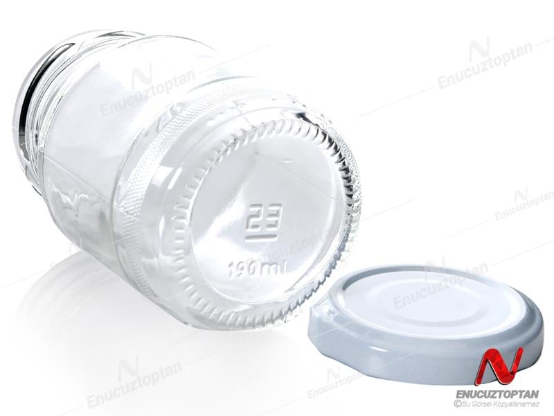 Cam Kavanoz Metal Kapaklı 190ml - 190cc Kavanoz | ID3100