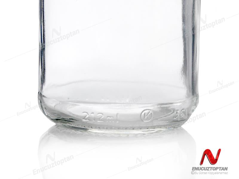 Cam Kavanoz Metal Kapaklı 210ml - 210cc Kavanoz | ID3101