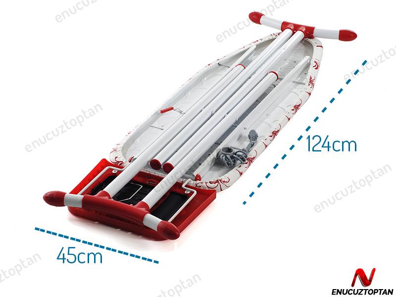 Devecioğlu Harbinger Argento Ütü Masası 124x45cm - MM410 | ID2369