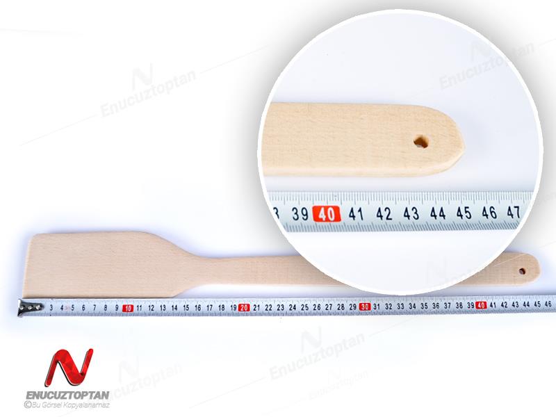 Doğal Ahşap Spatula Çevirgeç 44 cm | ID4619