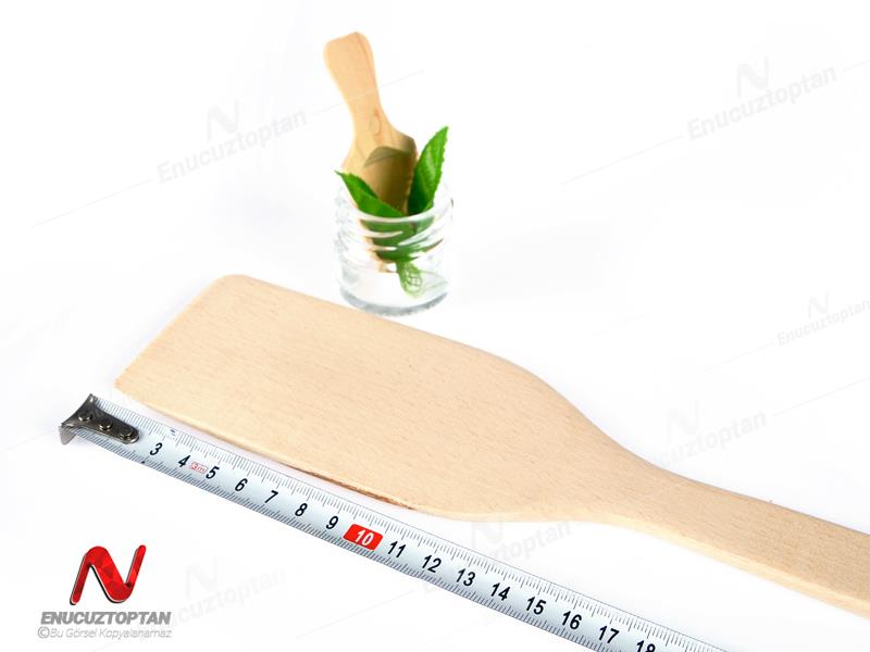 Doğal Ahşap Spatula Çevirgeç 44 cm | ID4619