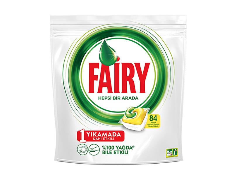 Fairy Bulaşık Makinesi Kapsülü Limon Kokulu 84 Tablet | ID4138
