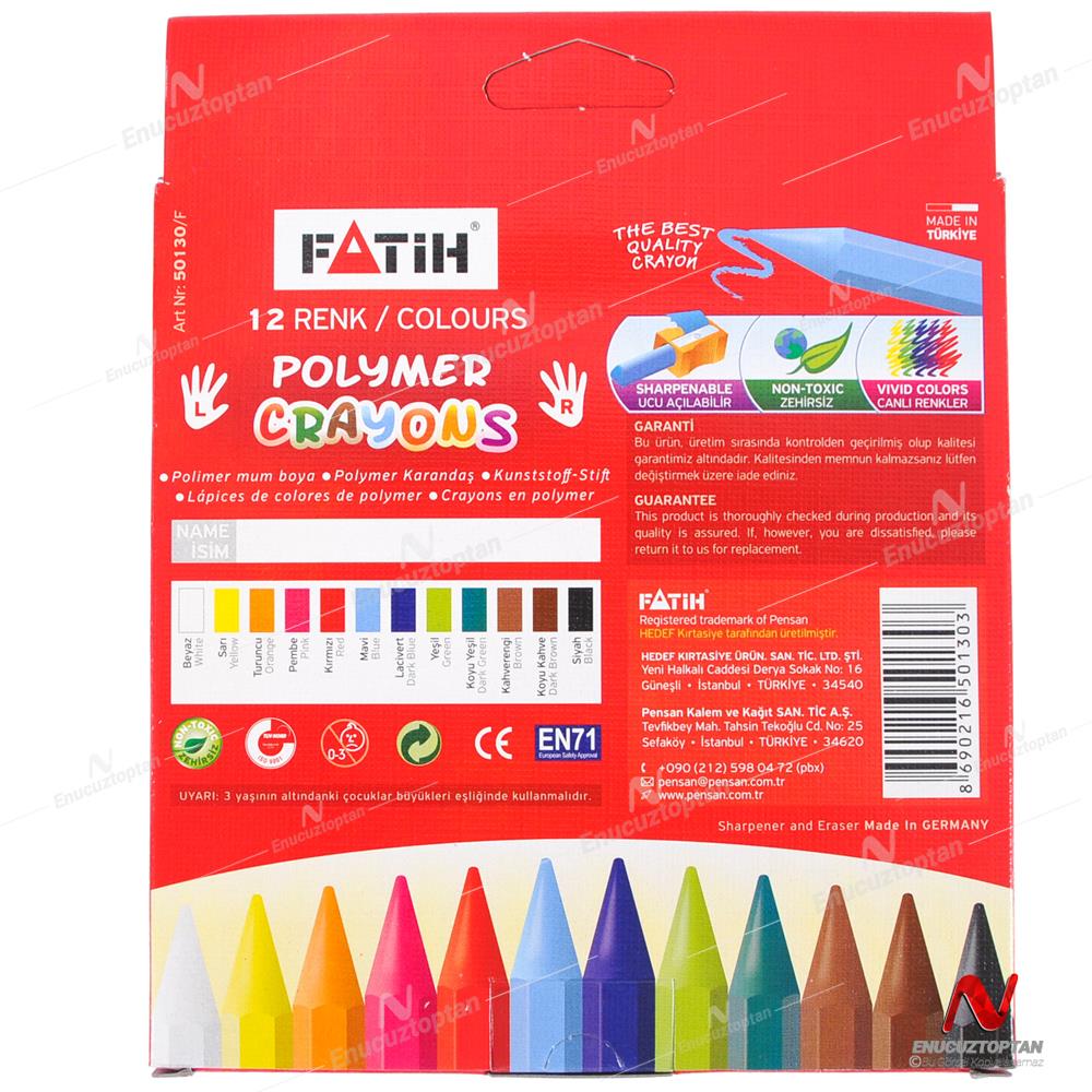 Fatih Mum Boya 12'li| ID5031 