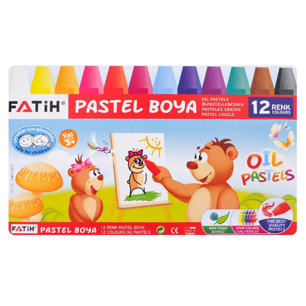 Fatih Pastel Boya 12'li  | ID5016