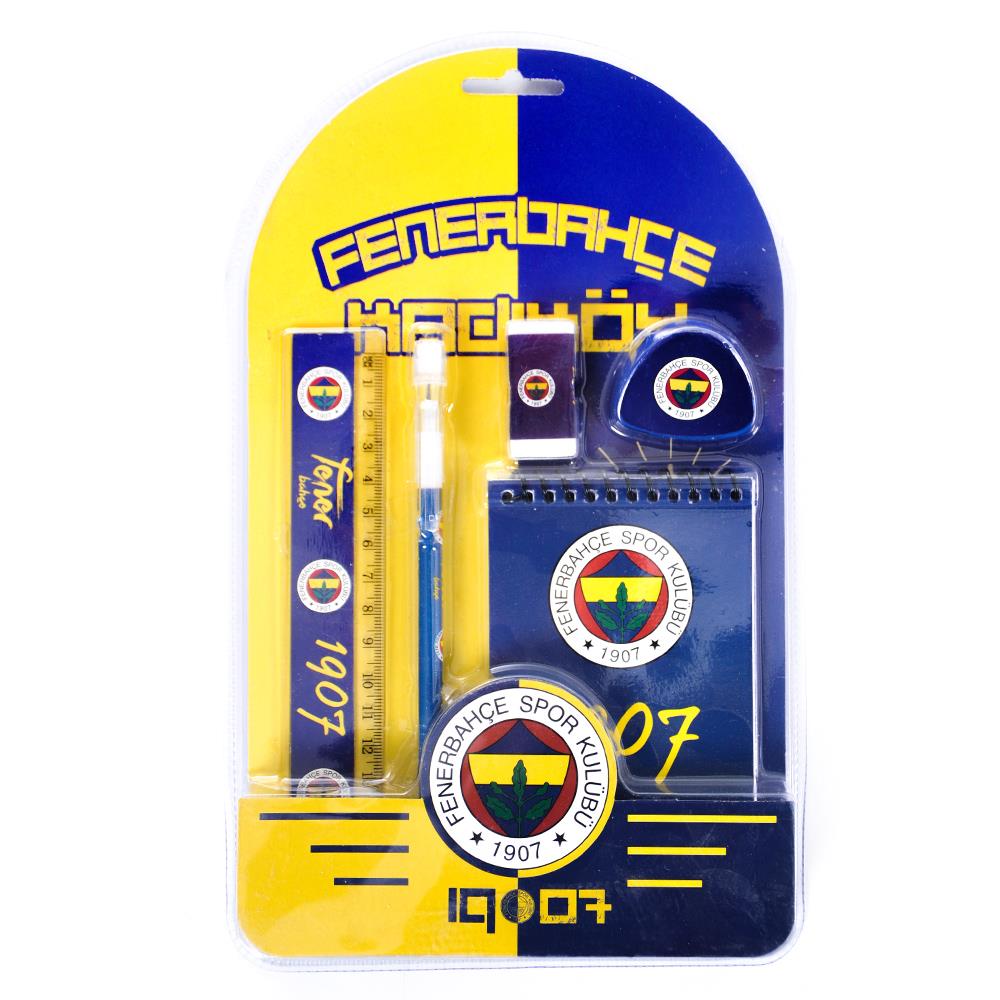 Fenerbahçe FB Lisanslı Taraftar Kırtasiye Kalem Seti 5 Parça | ID5356