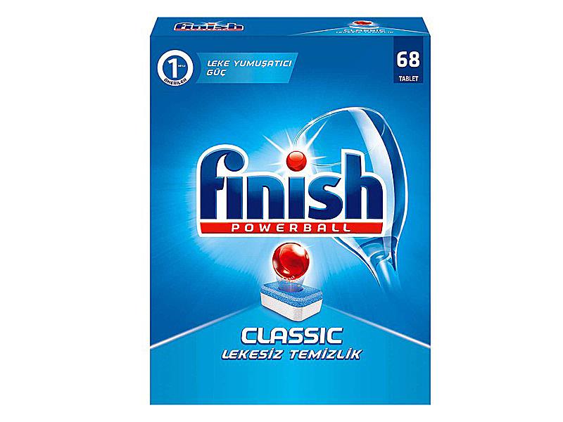 Finish Bulaşık Yıkama Tableti PowerBall Klasik 68 Tablet | ID4146