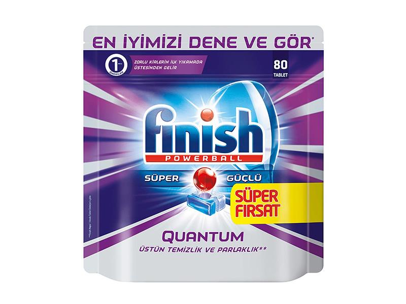 Finish Bulaşık Yıkama Tableti Quantum 80 Tablet  | ID4134