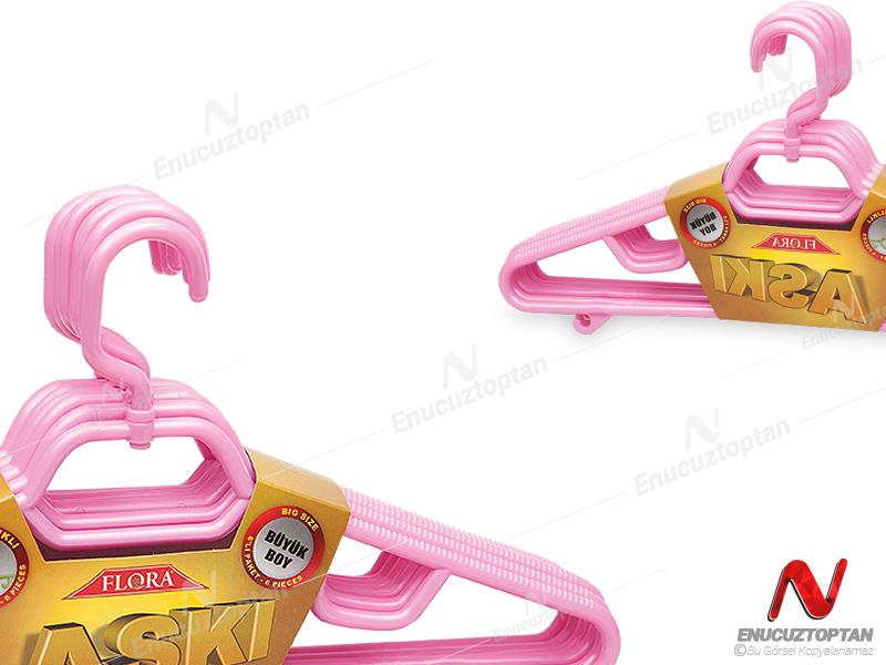 Flora 074 Plastik Döner Başlıklı Askı | ID3321