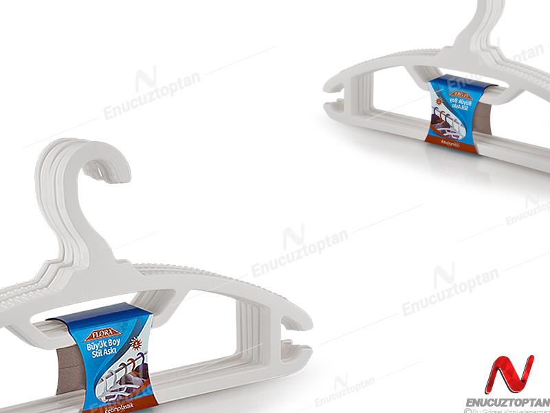 Flora 168 Büyük Boy Elbise Askılığı 6'lı | ID3325