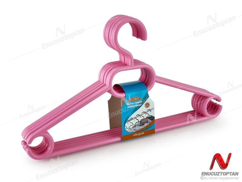 Flora 316 Büyük Boy Klasik Askı 6'lı | ID3327