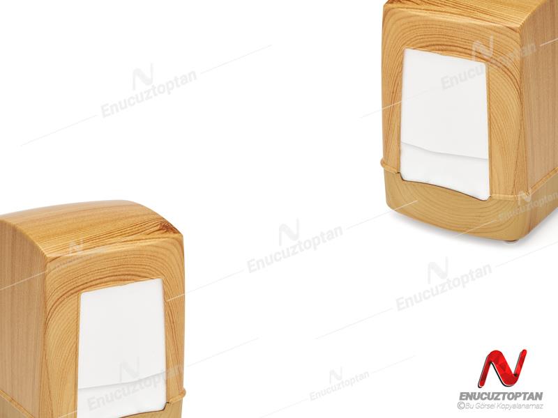 Flosoft 260 Masaüstü Peçetelik Meşe Kaplamalı Dikey | ID3177