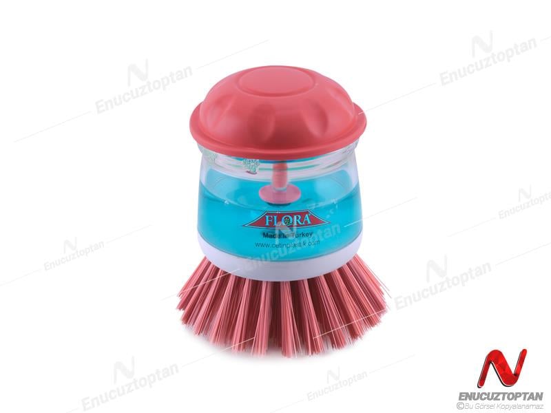Flosoft 389 Deterjan Hazneli Bulaşık Fırçası | ID3302