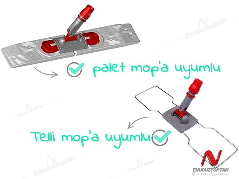 Flosoft 502 Mikrofiber Nemli Mop 50cm | ID3555