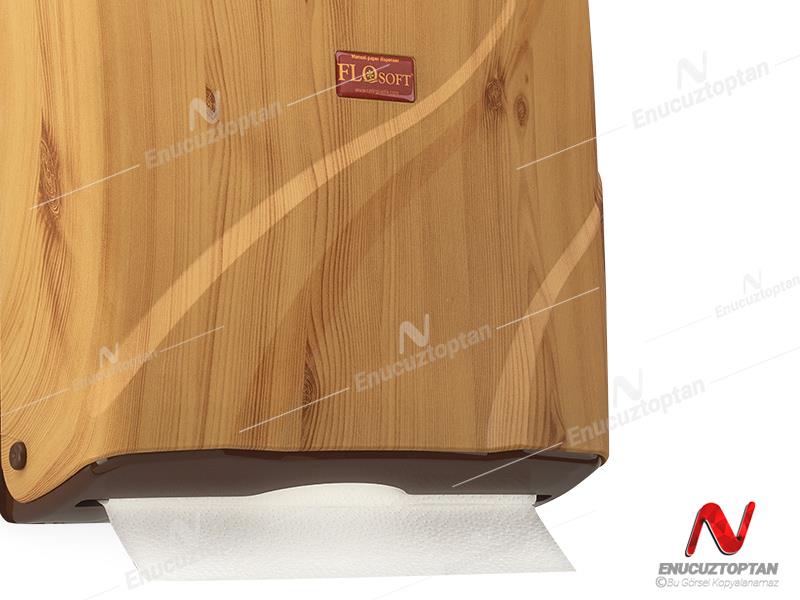 Flosoft F263 Kağıt Havluluk Z Katlama Meşe Kaplama 300'lü Paket | ID3125