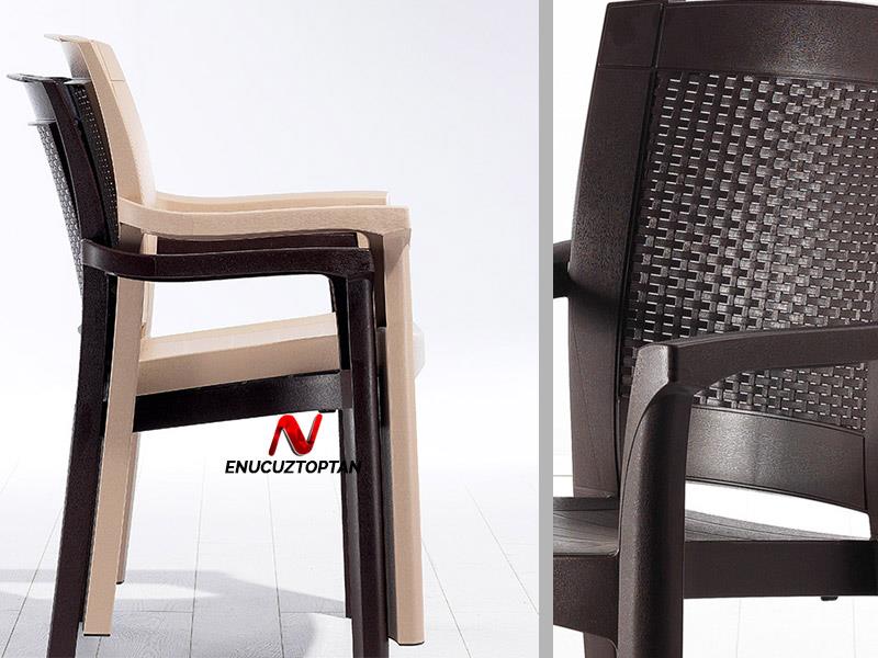 Gardelia R010 Roma Eko Rattan Koltuk Sandalye Cappucino | ID6229