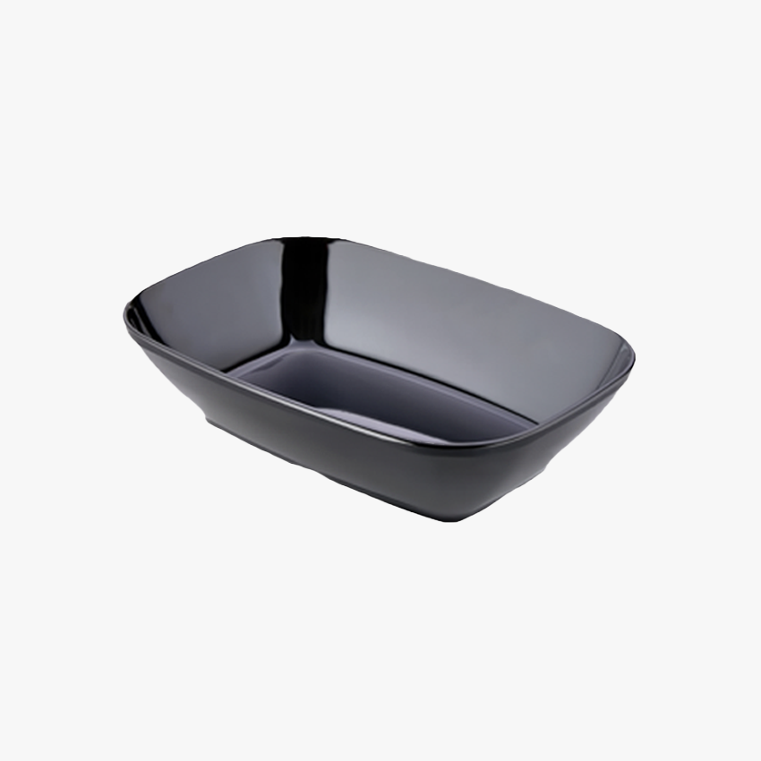 Göreme 154 Termostar Siyah Garnitür Tabak 21x14 cm