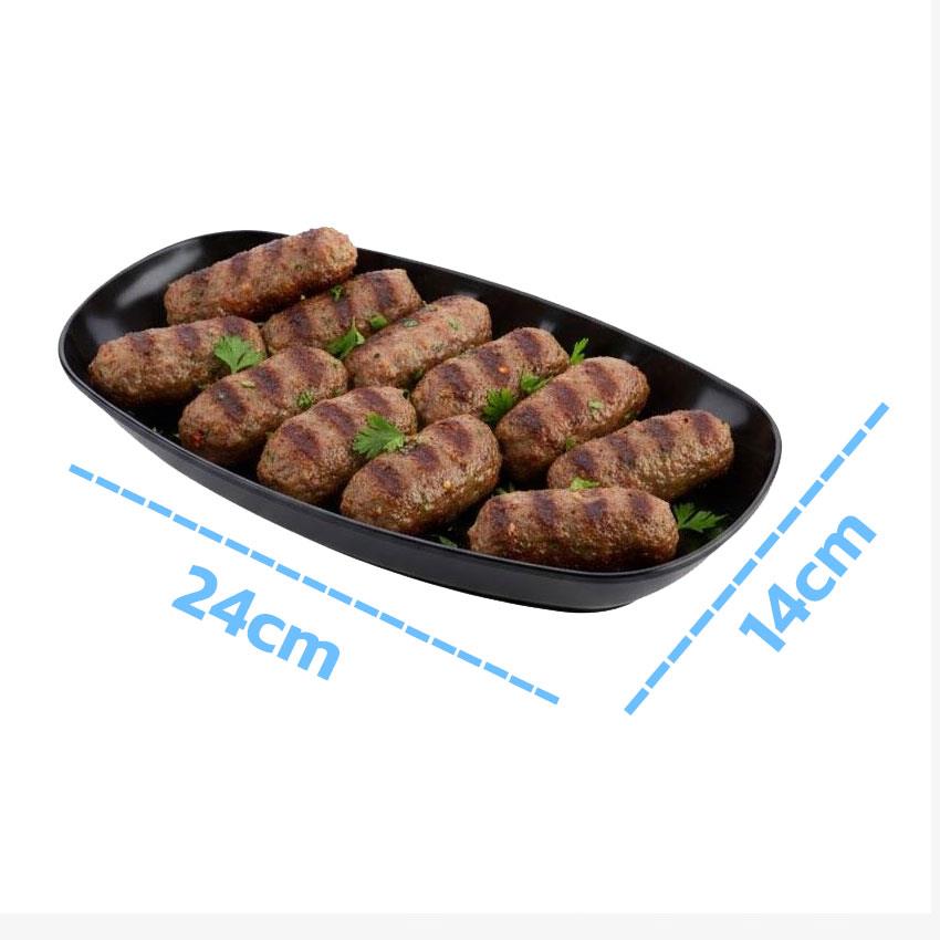 Göreme 161 Termostar Siyah Oval Kayık 24×14 cm