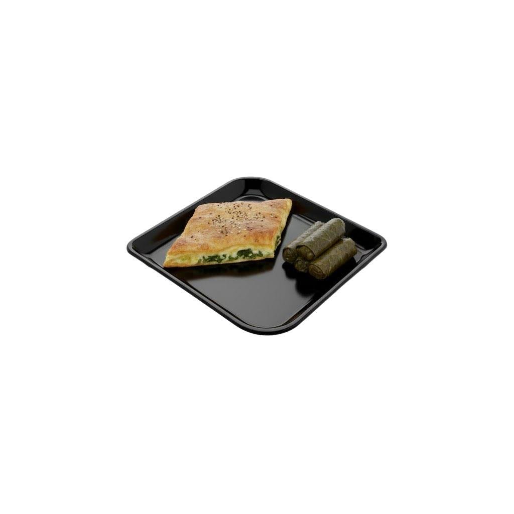 Göreme 191 Termostar Avanos Servis Tabak 15x15 cm Siyah