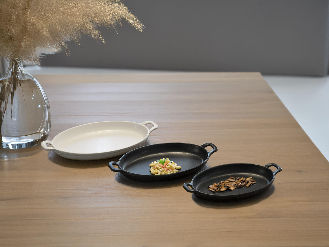 Göreme 206 Termostar Kırılmaz Melamin Mat Kulplu Tabak 29x15cm