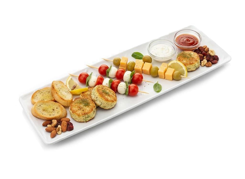 Göreme 215 Termostar Kırılmaz Melamin Mat Titanyum Sunum 52,5x16cm