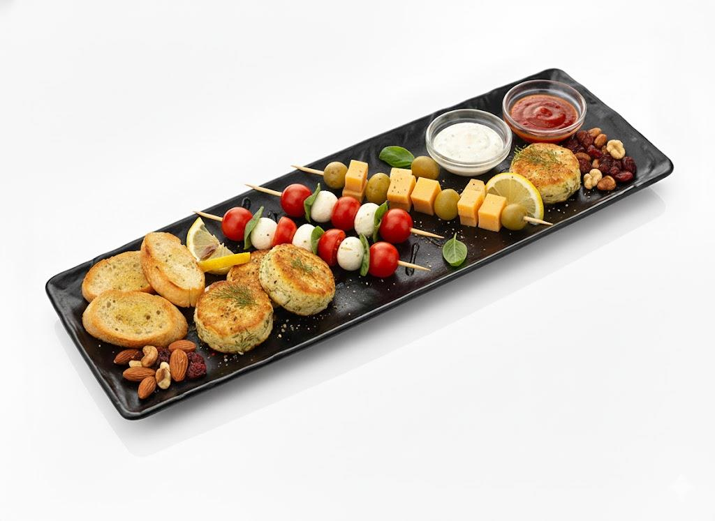 Göreme 215 Termostar Kırılmaz Melamin Mat Titanyum Sunum 52,5x16cm