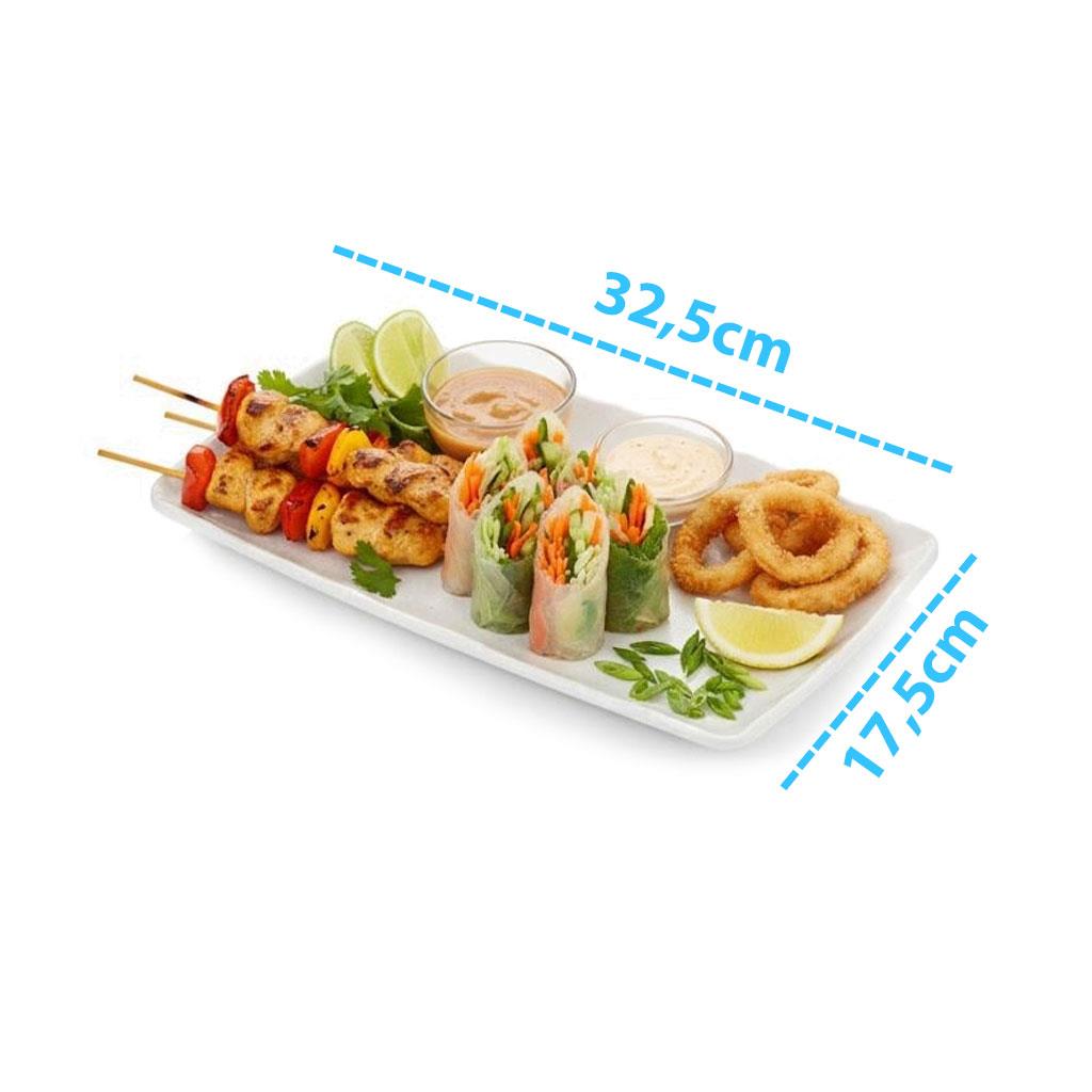 Göreme 216 Termostar Kırılmaz Melamin Mat Titanyum Sunum 32,5x17,5cm