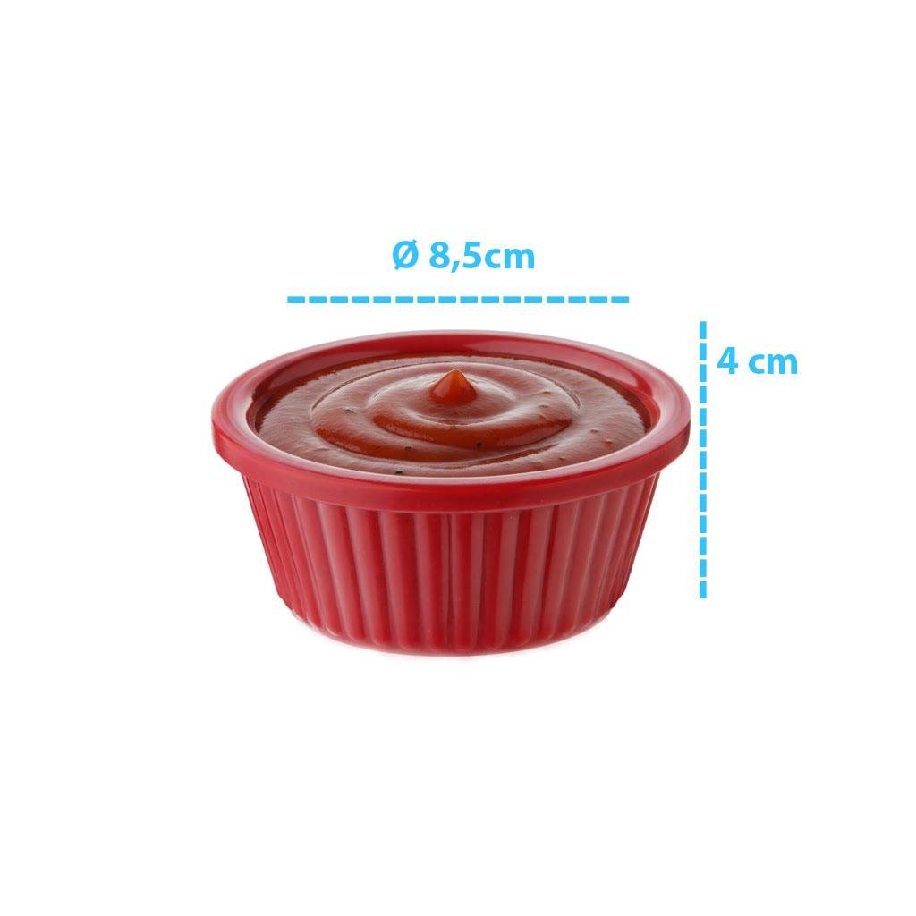 Göreme 250 Termostar Kırılmaz Melamin Sosluk Yuvarlak Ø8,5 cm