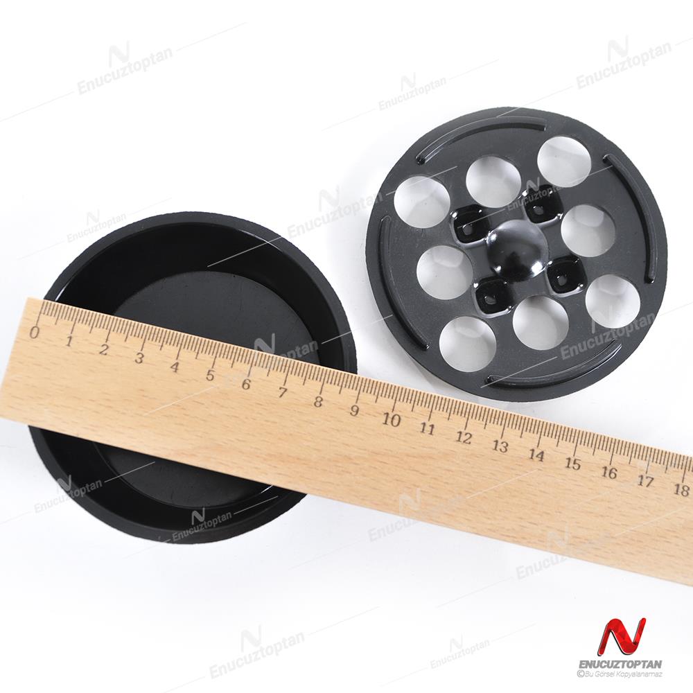 Göreme 331 Kırılmaz Melamin Yuvarlak Küllük Kapaklı 9cm | ID5559