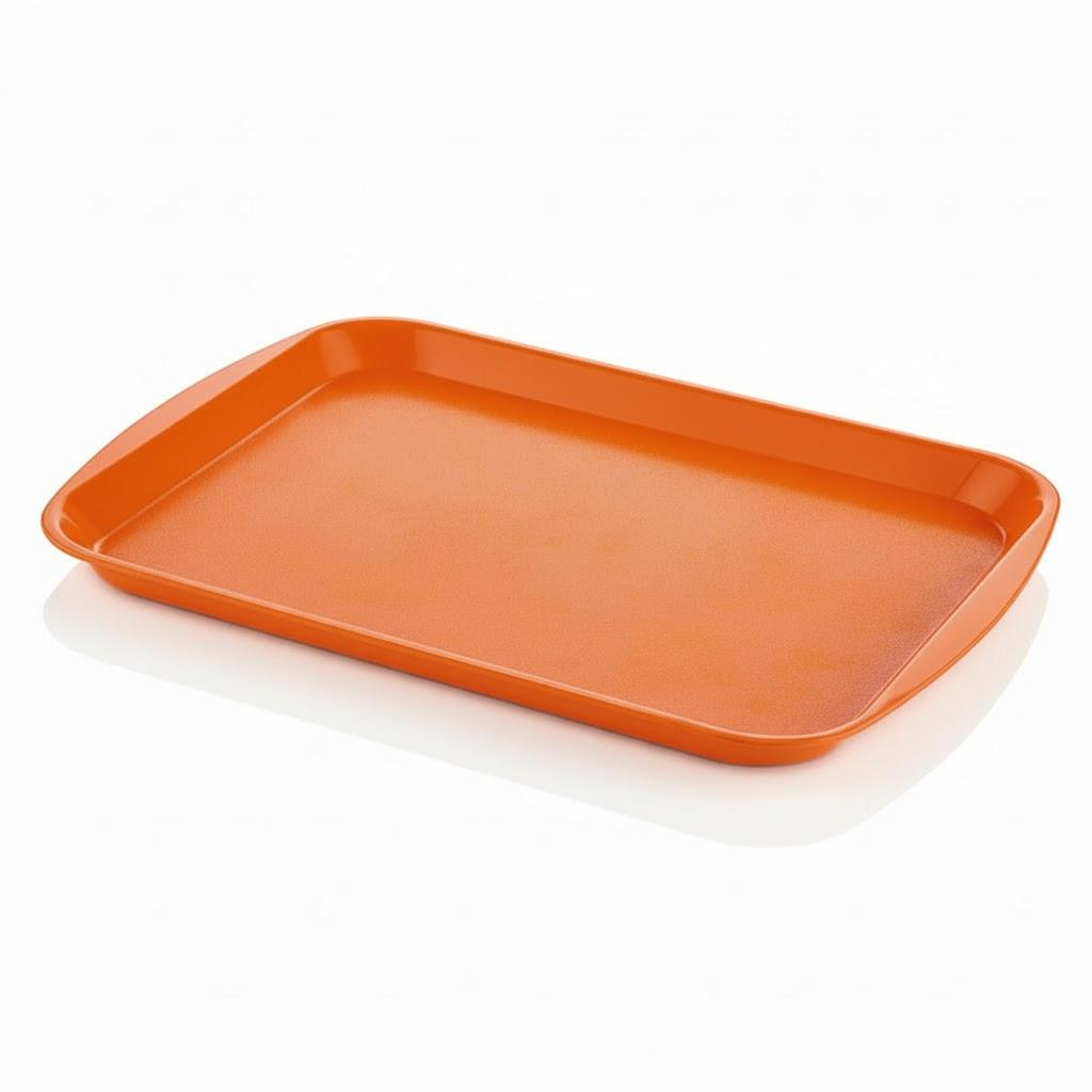 Göreme 3753 ABS Kırmızı Servis Sunum Tepsisi 37x53cm | ID5756