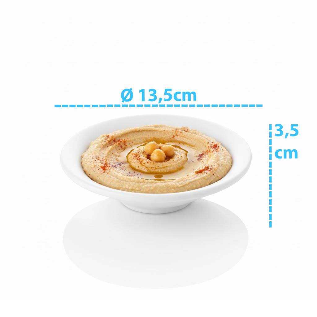 Göreme 424 Termostar Kırılmaz Melamin Mat Humus Tabak  Ø 13,5cm