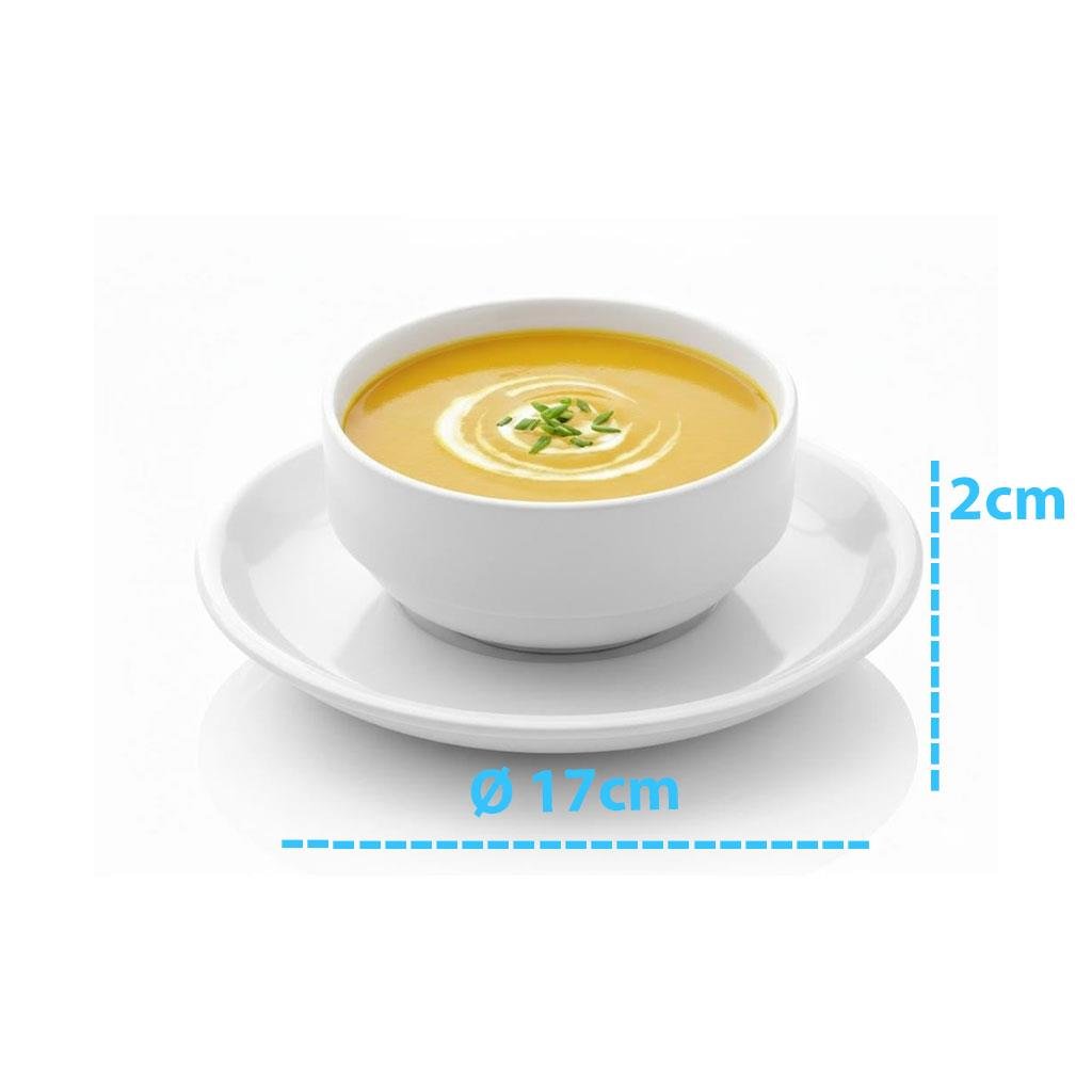 Göreme 448 Termostar Kırılmaz Melamin Klasik Kase Altı 17 cm