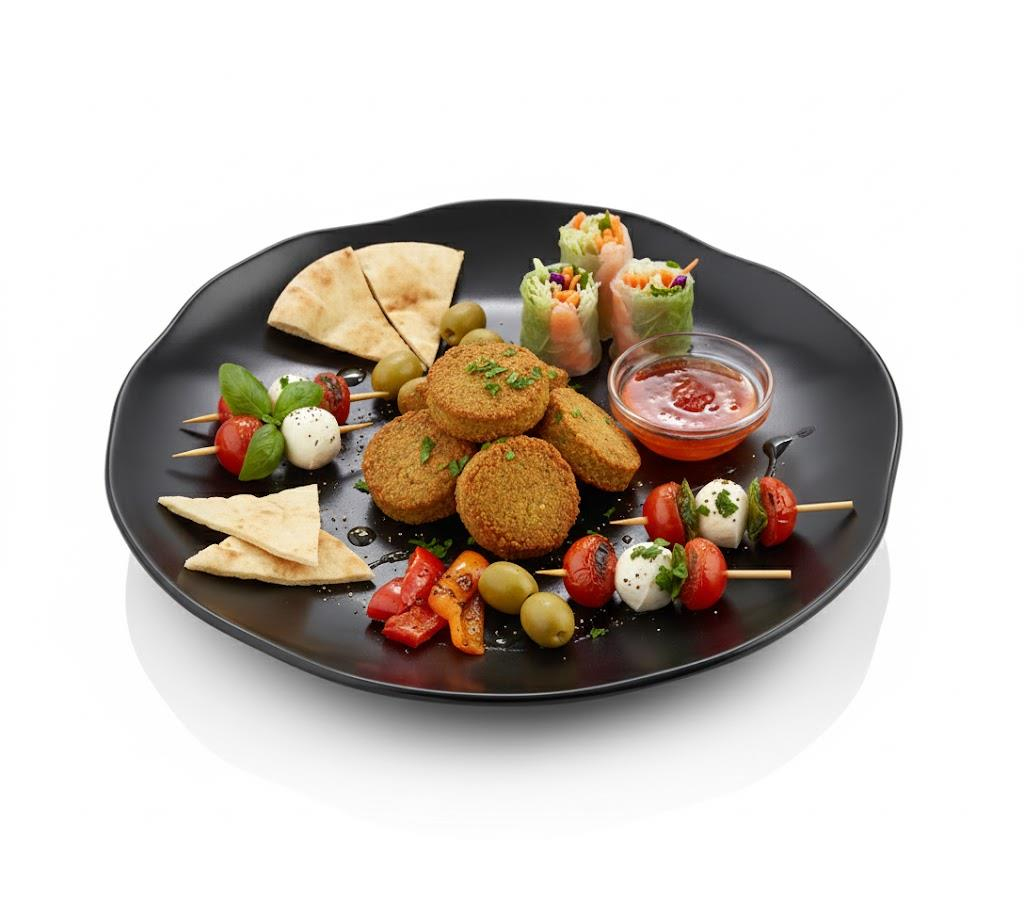 Göreme 462 Termostar Kırılmaz Melamin Mat Kaya Servis Tabak Ø31cm