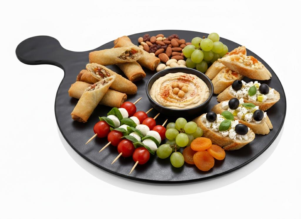 Göreme 466 Termostar Kırılmaz Melamin Mat Saplı Sunum Ø34cm