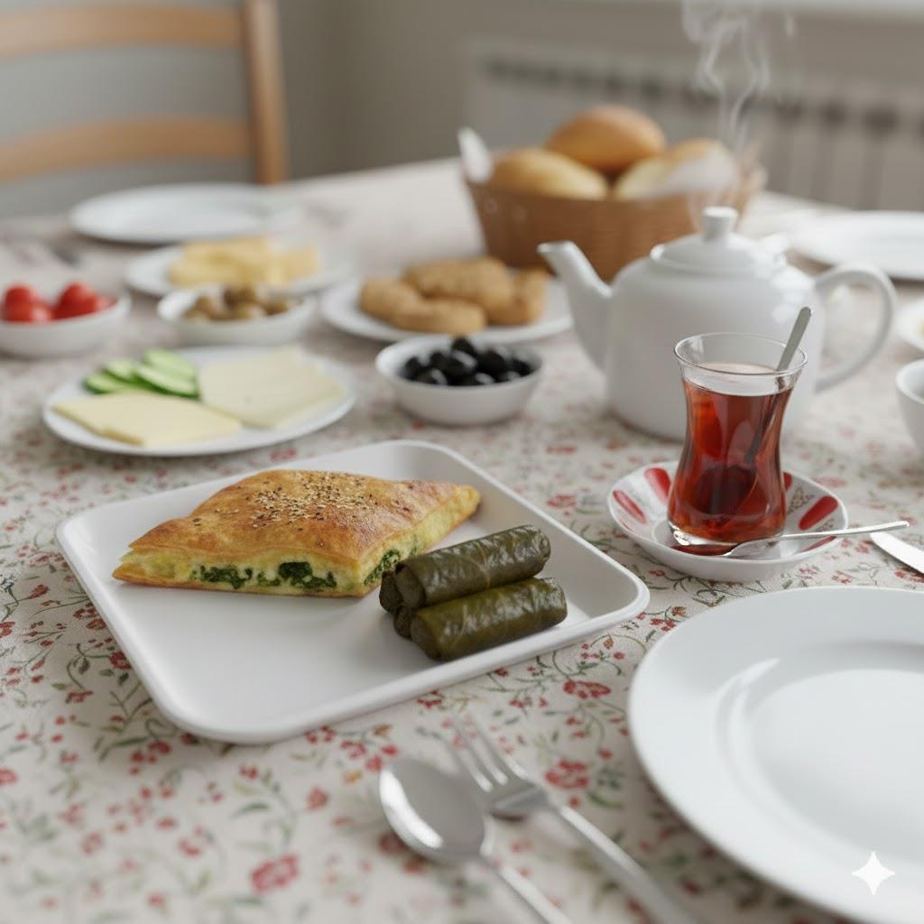 Göreme 478 Termostar Avanos Servis Tabak 15x15 cm Beyaz