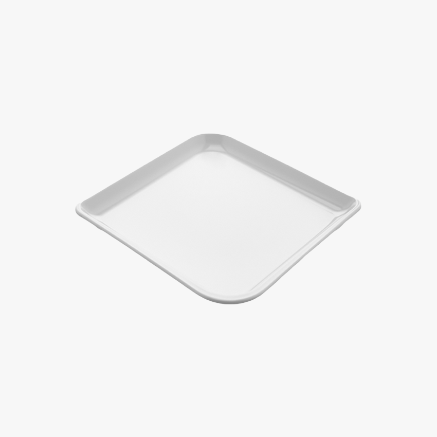 Göreme 480 Termostar Avanos Servis Tabak 22x22 cm Beyaz