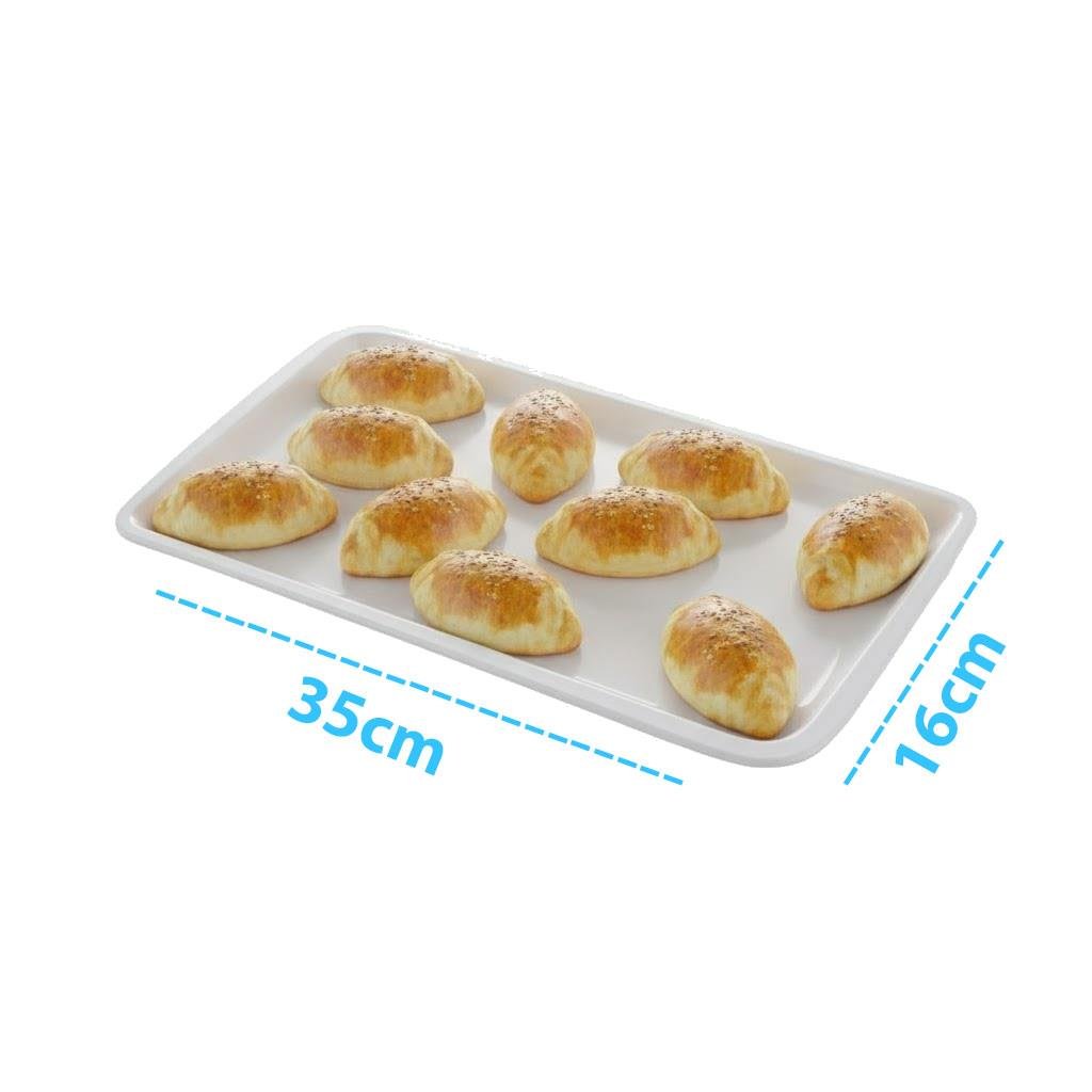 Göreme 483 Termostar Avanos Servis Tabak 35x16 cm Beyaz