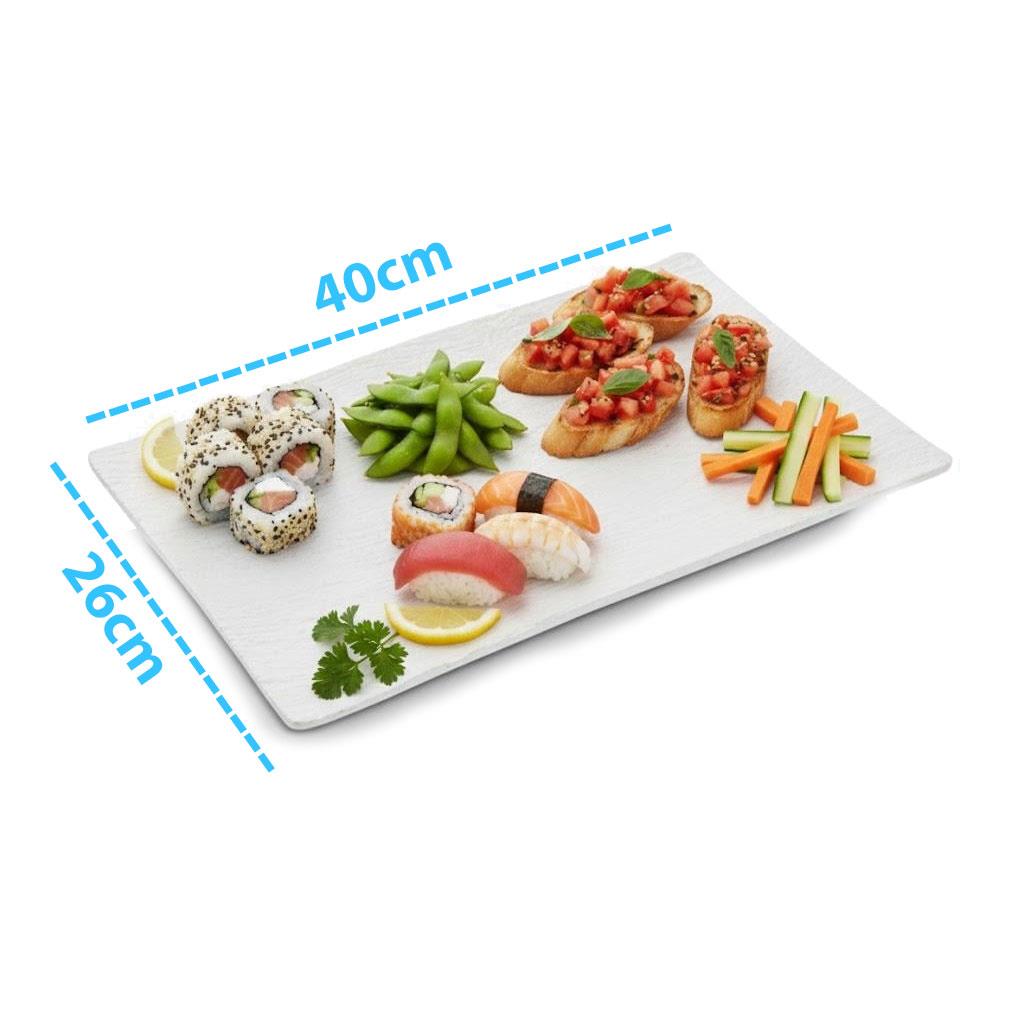 Göreme 485 Termostar Kırılmaz Melamin Mat Açık Büfe Sunum 40x26cm