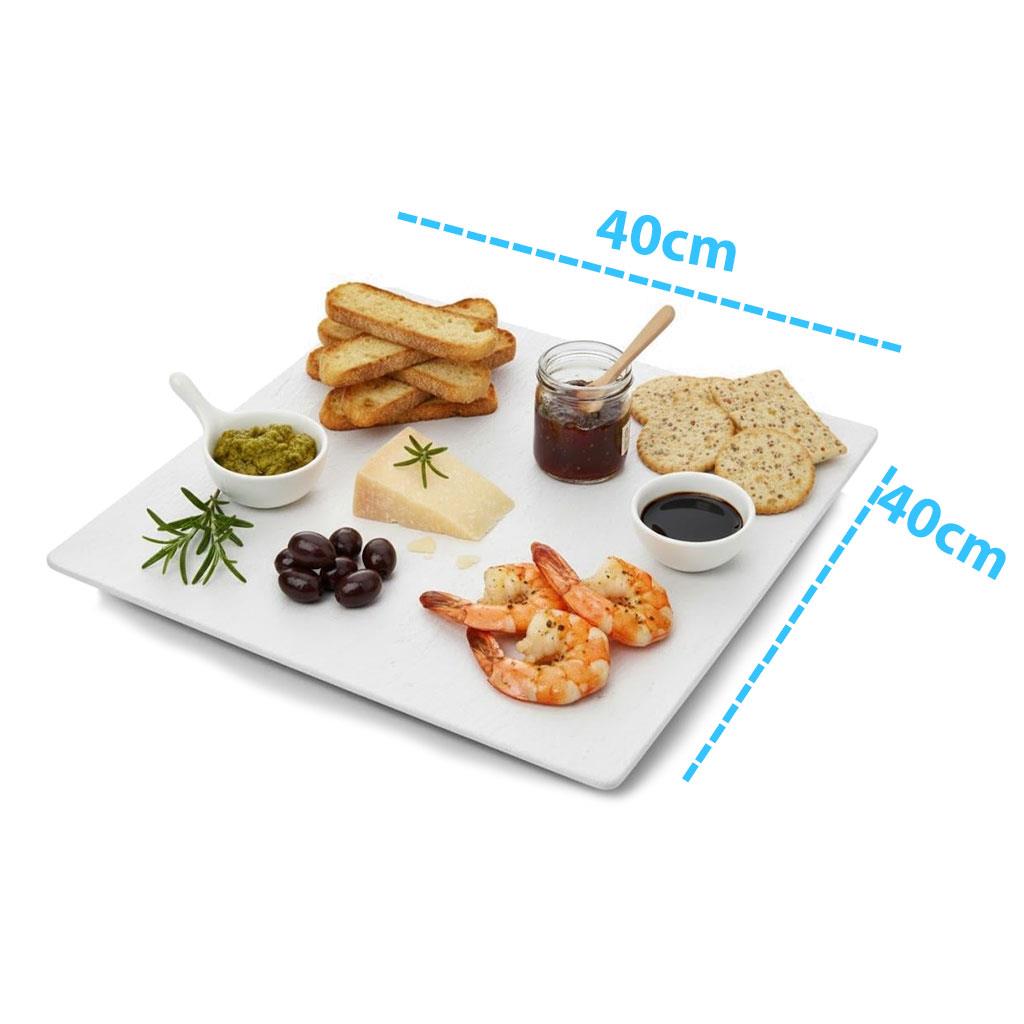 Göreme 487 Termostar Kırılmaz Melamin Mat Açık Büfe Sunum 40x40cm