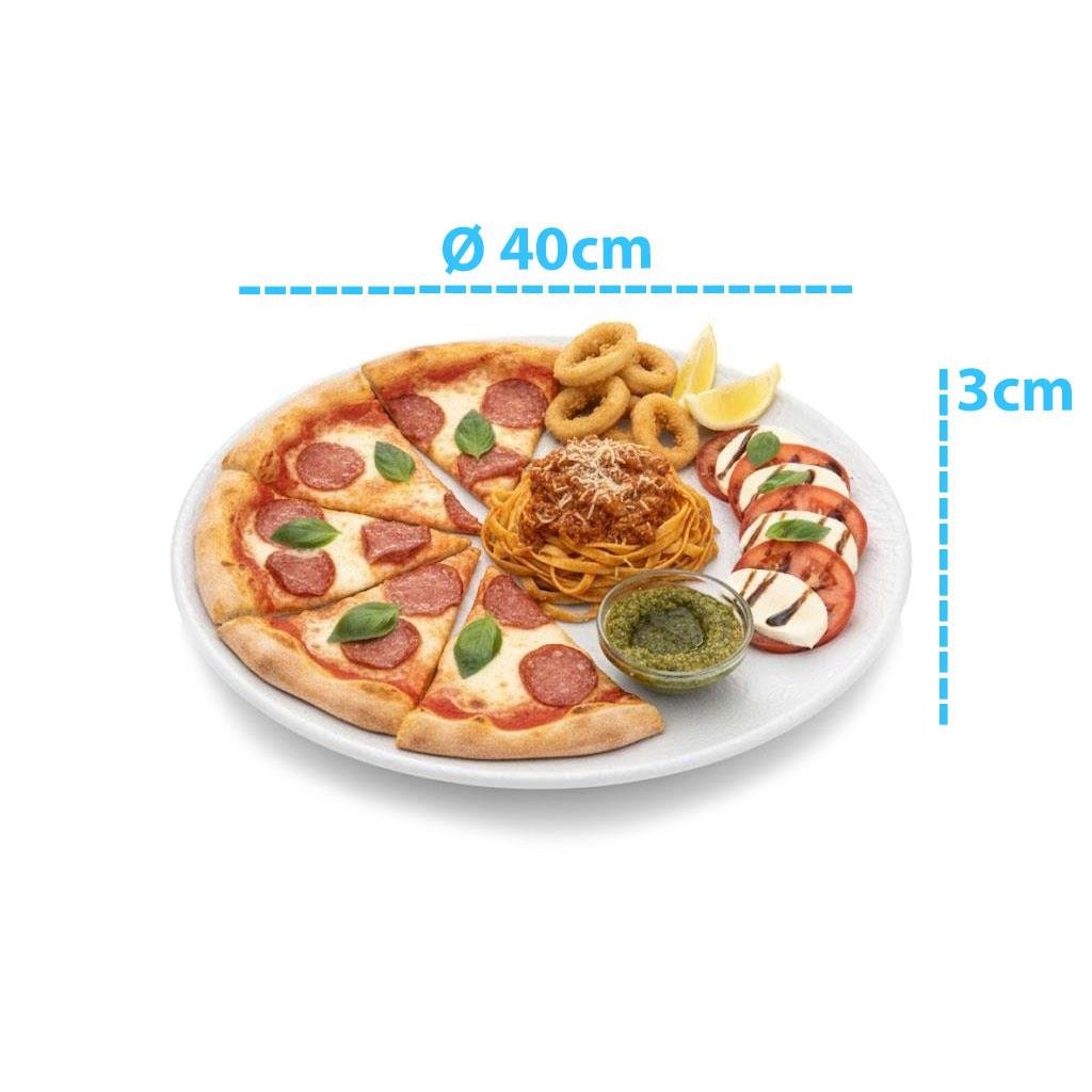 Göreme 489 Termostar Kırılmaz Melamin Mat Açık Büfe Sunum  Ø40cm