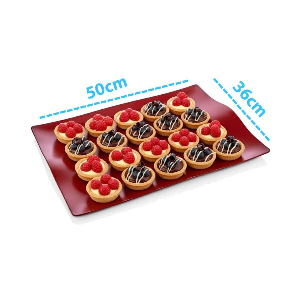 Göreme 490 Termostar Kırılmaz Melamin Açık Büfe Sunum 50x36cm