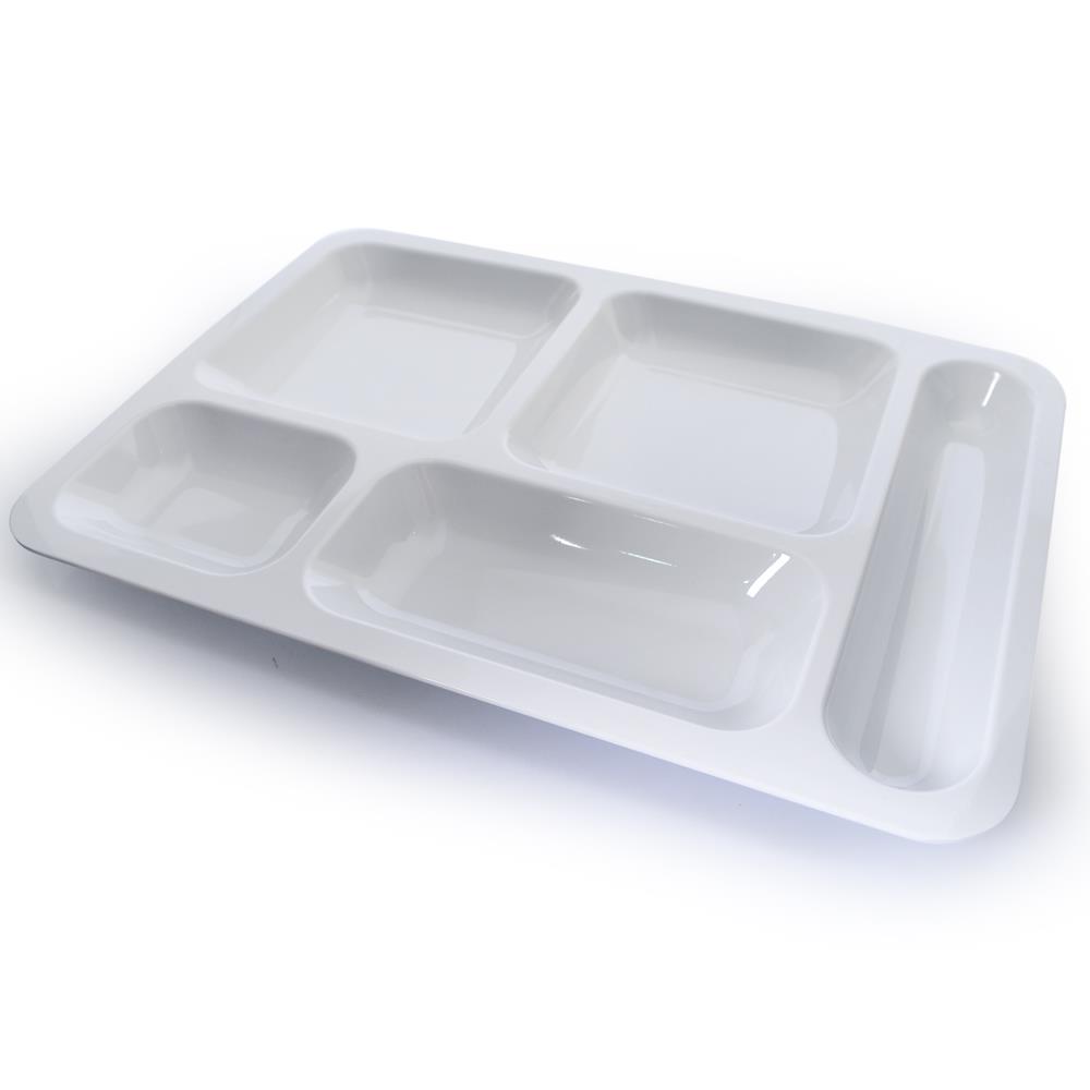 Göreme 515 Termostar Kırılmaz Melamin Tabldot Tabağı 5 Bölmeli | ID5774